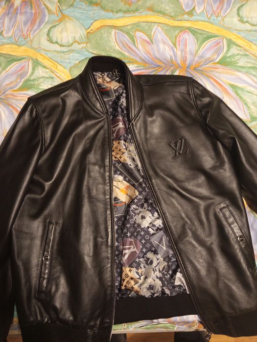 Мъжко Кожено Яке-LOUIS VUITTON.