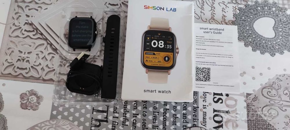 Нов Смарт Часовник Smart Watch Simson Lab, 1,44" екран, BT, разговори