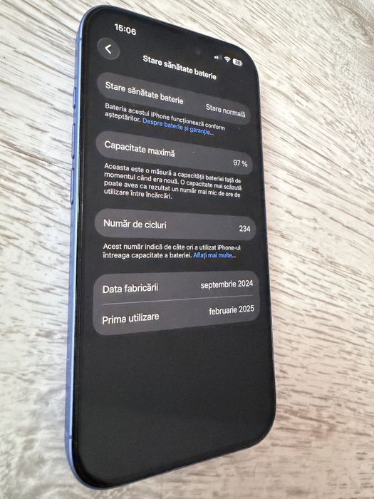 Iphone 16 blue stare perfecta