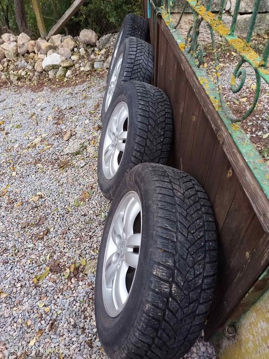 4 алуминиеви джанти със зимни гуми