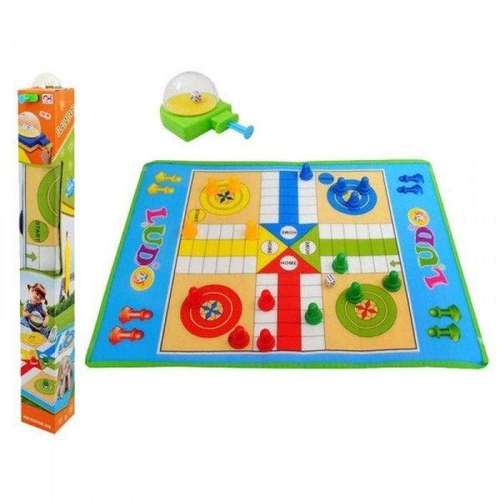 Най-голямото "Не се сърди човече" детска семейна игра с килимче