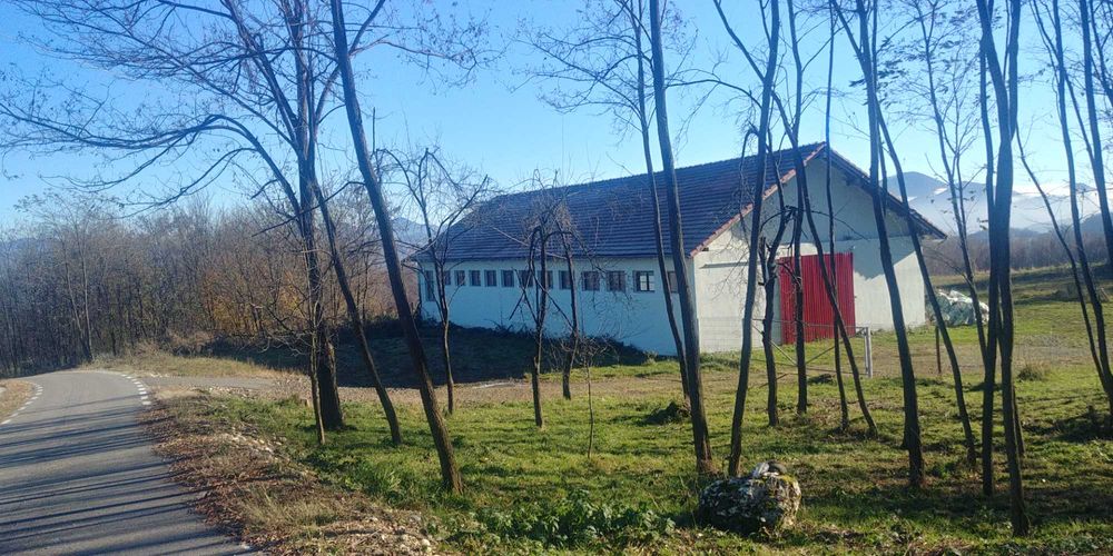 Hala pentru agroturism, camping, ferma, depozit + 6 hectare, la asfalt