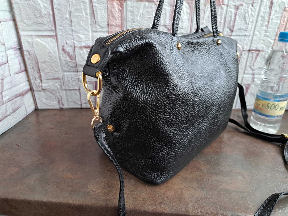 дамска чанта,малка черна чанта/естествена кожа