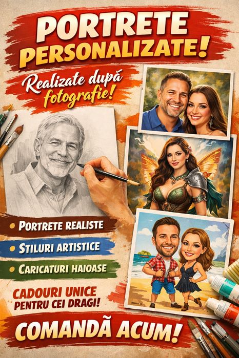 Portrete și tablouri la comandă