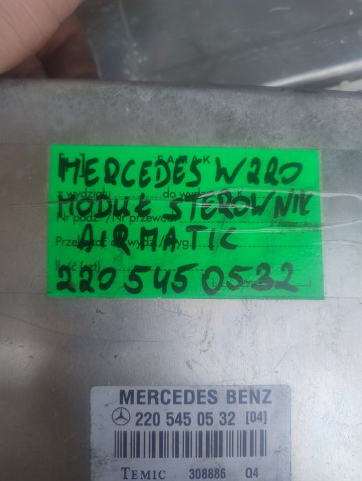 Calculator AIRMATIC calculator perne Mercedes w221 w220 w219 S E CLS