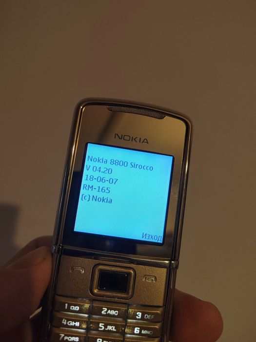 телефон Nokia 8800 Sirocco Gold, Нокиа 8800 Сироко Голд оригинален
