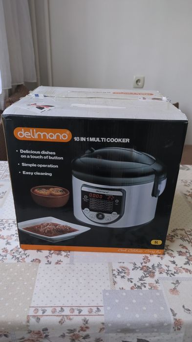 Мултикукър Delimano 18 в 1, 5L – като нов