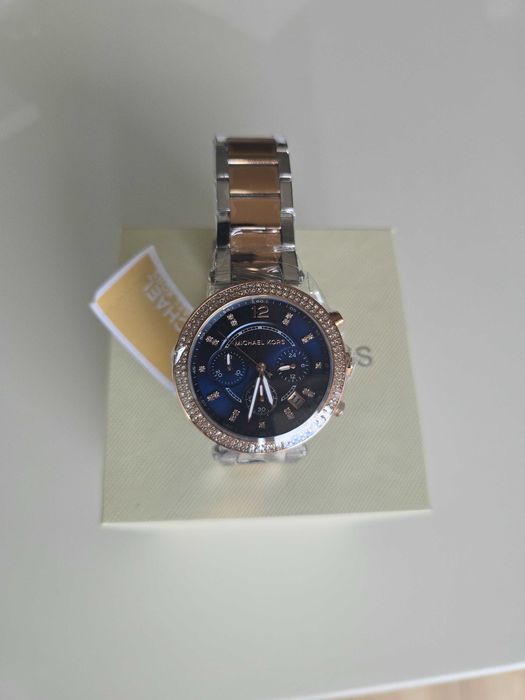 Ceas dama Michael Kors MK6141, argintiu/roze, nou, sigilat, nepurtat