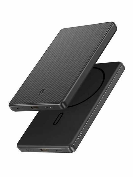 WiWU Aramid Fiber Warriors 5000mAh Magsafe power Bank. Есть доставка