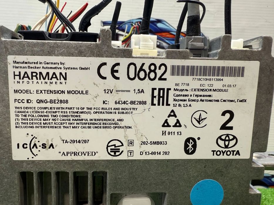 DISPLAY NAVIGATIE NAVI CD MULTIMEDIA TOYOTA AURIS 1.2 BENZINA 2017 COD OEM 86140-02370 6434C-BE2808 2013-2019