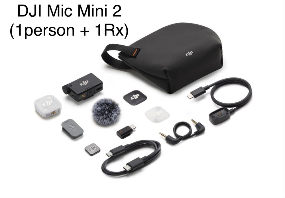 DJI Mic Mini 2 (2Tx+Mobile+chargins case)