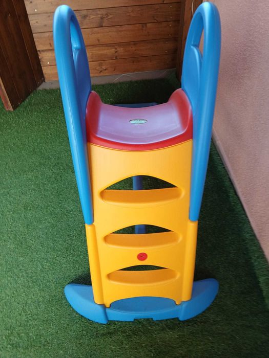 Tobogan si leagan plastic copii - set