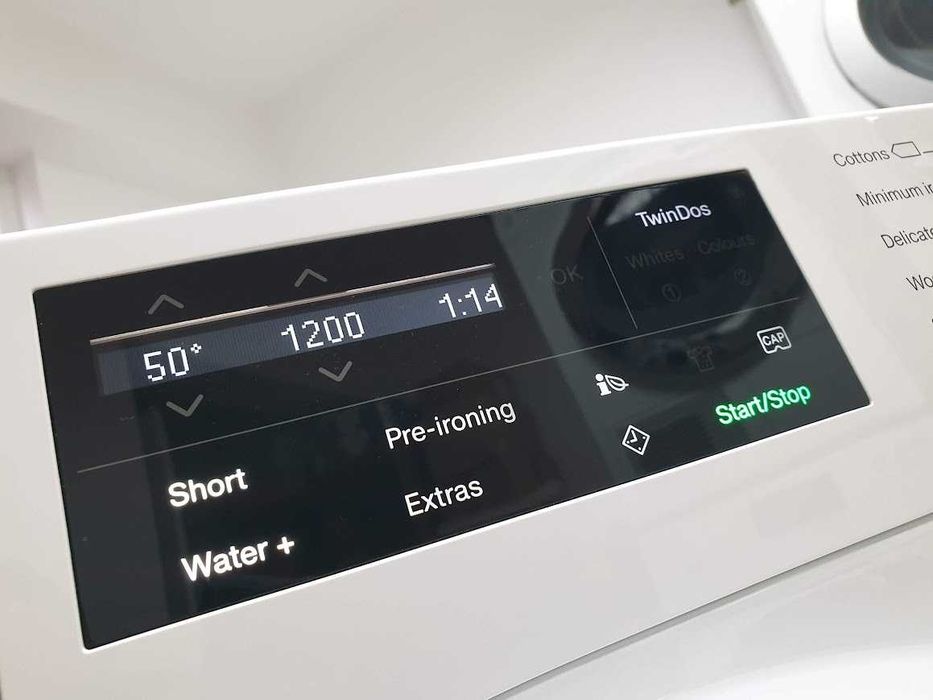 UK Miele 9кг 1600rpm Wi-Fi TwinDos Пералня Миеле 12м Гаранция