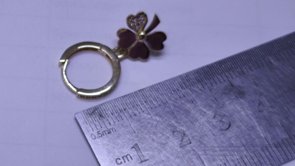 Серьги из жёлтого золота