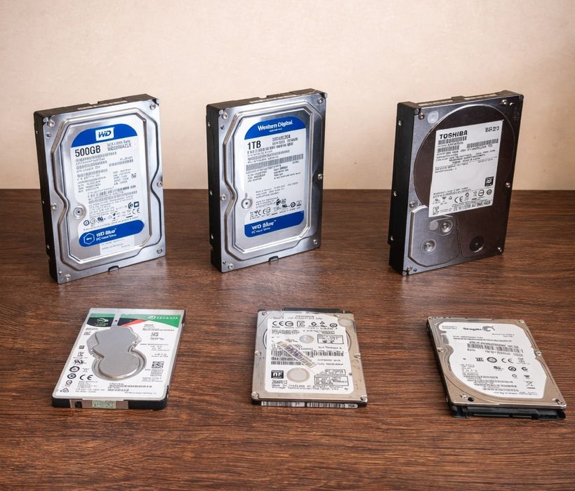 Жесткие диски от 500gb до 2tb