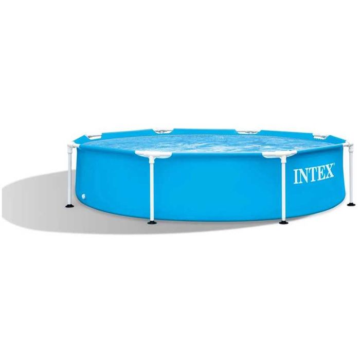 Сглобяем басейн Intex Metal Frame 28205NP 1828л 244см Голям басейн