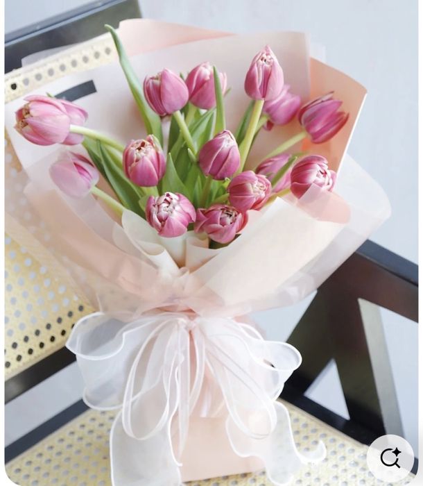 Корпоративные букеты, тюльпаны