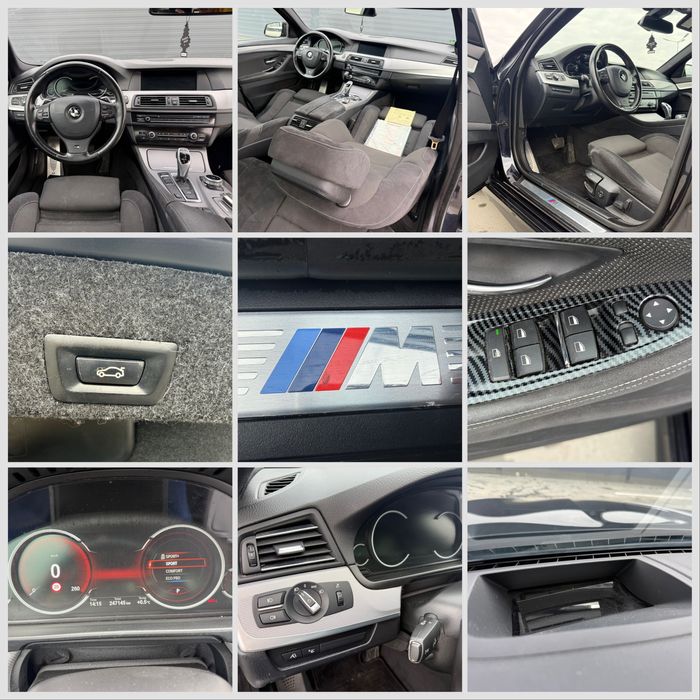 BMW seria 5 F10 520d 218 CP M Paket 2013 Xenon Piele Jante HeadUp ProL