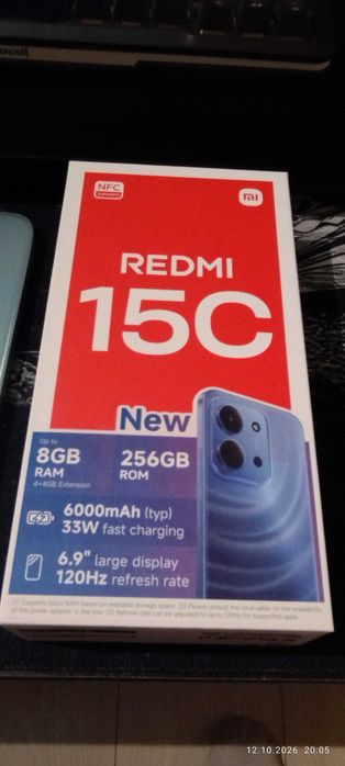 Redmi 15 c 4g 8 ram 256 rom