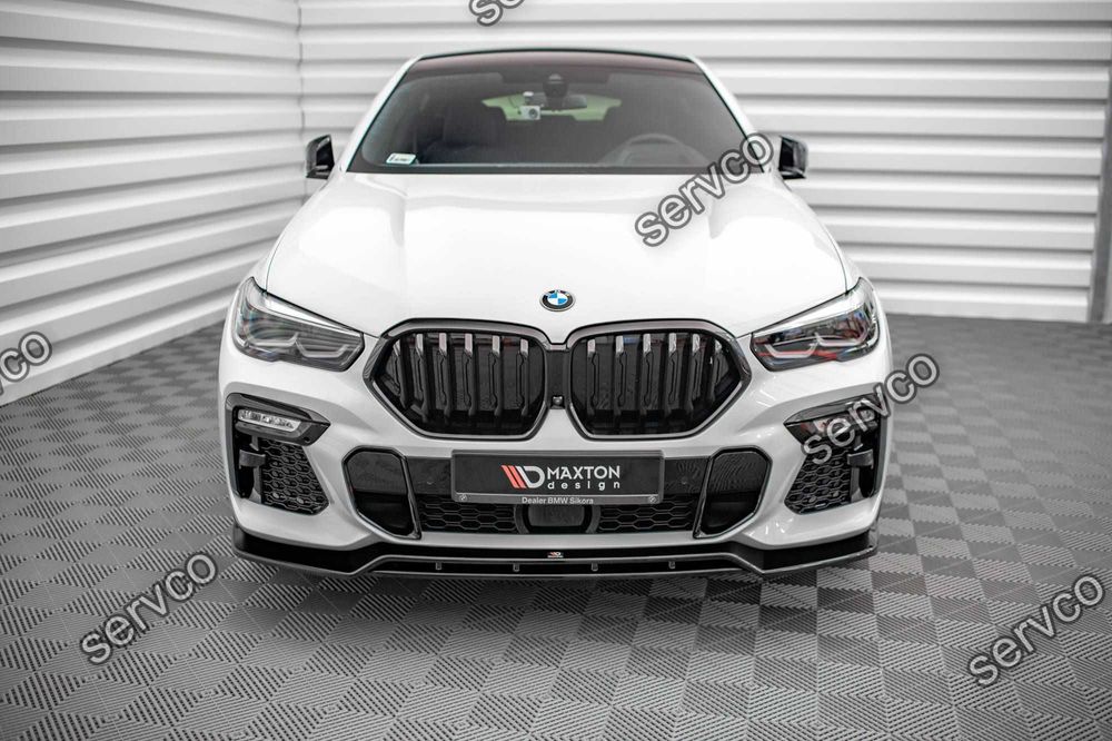 Prelungire splitter bara fata Bmw X6 M-Pack G06 2019- v2 Maxton Design