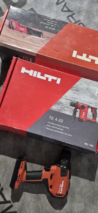 Hilti set scule pe acumulator