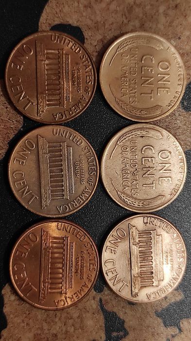 Монети САЩ - 6 бр [1910,1940,1964,1966,1973,1989]