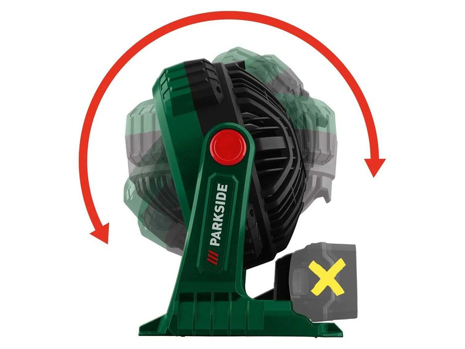 PARKSIDE акумулаторен вентилатор,20V PVA 20-Li C2