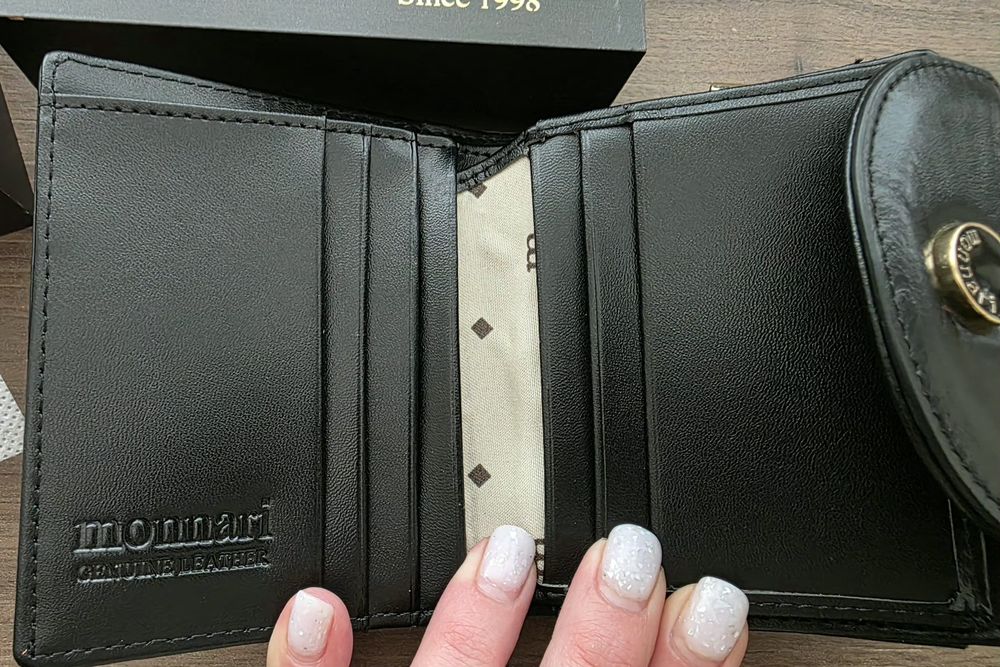 Дамско портмоне ест. кожа Monnari