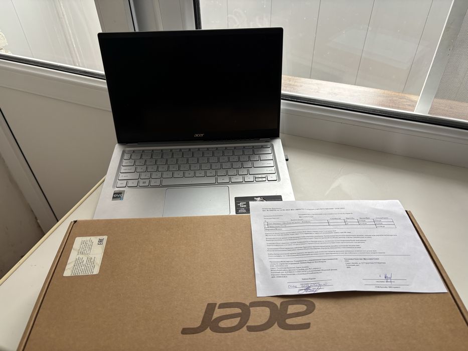 Ноутбук Acer серый