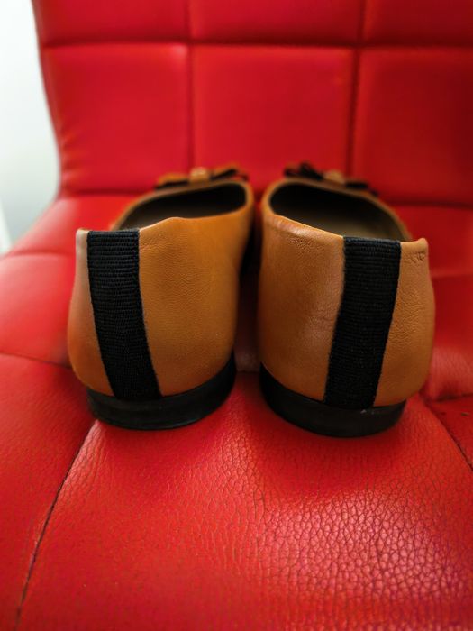 Balerini piele IL PASSO maro mărimea 38