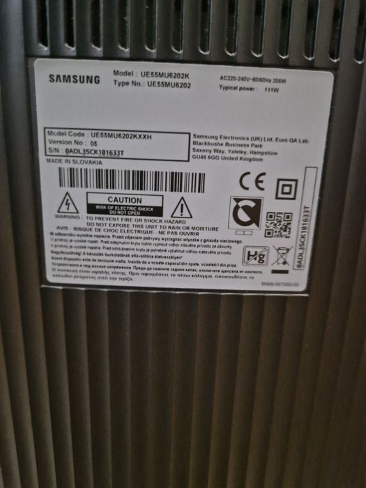 De vanzare telelevizor samsung  138 cm