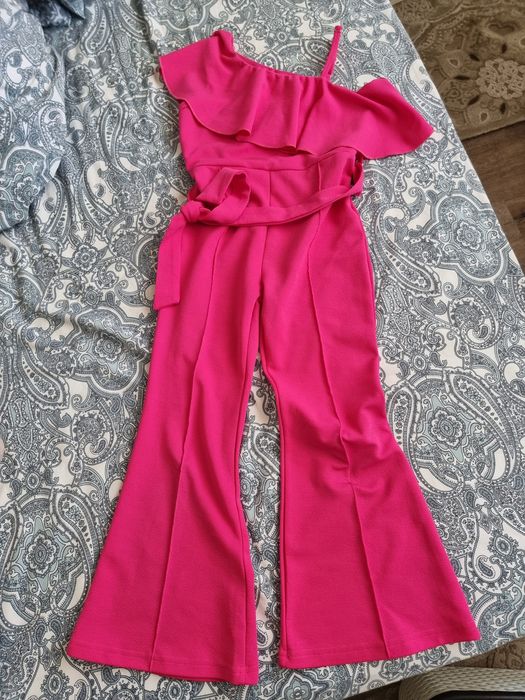 Salopeta tinuta eleganta Rochie Barbie 9 ani