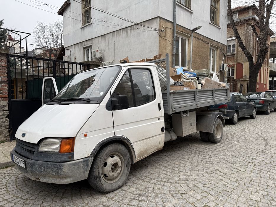 Транспортни услуги със самосвал до 3.5т,хамалски услуги