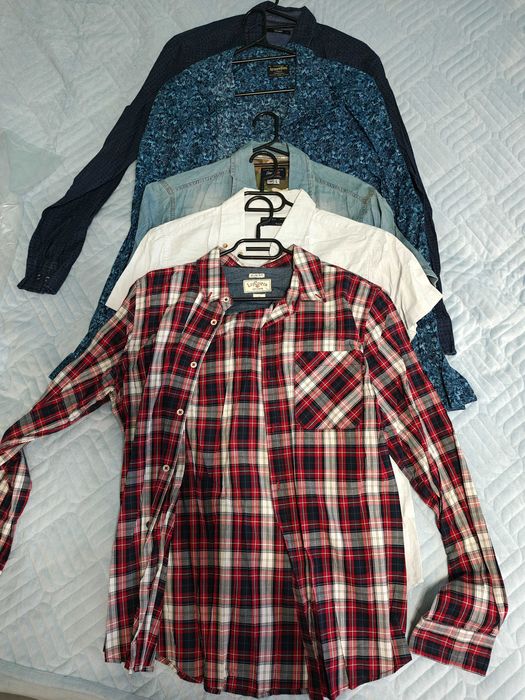 Cămăși bărbați 5 buc mărimea M/L