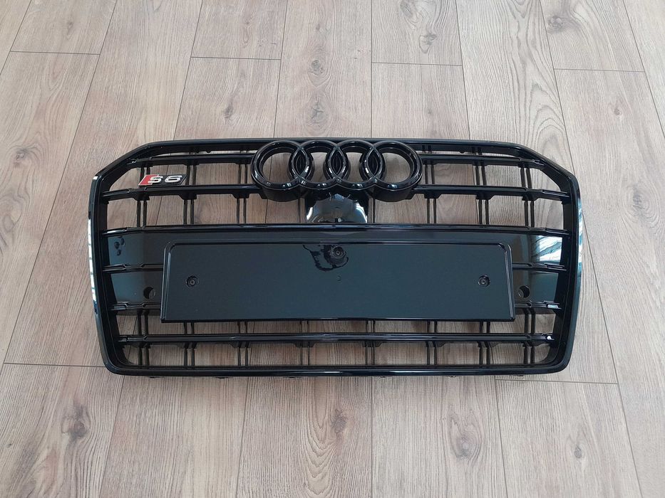 Grila bara fata audi A6 S6 fabricatie 2015 _ 2018 blak