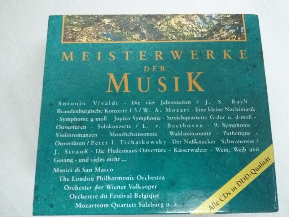 CD audio Meisterwerkeder Musik 10 CD set complet  --schimb cu carti