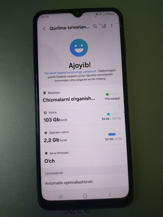 Samsung galaxy A23 sotiladi holati yaxshi