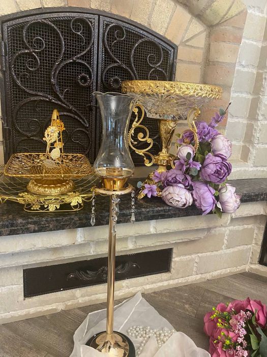 Подсвечники на стол. Декор