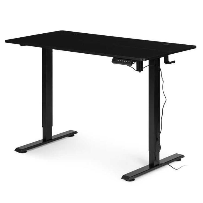 Електрическо бюро, 120x60 см, регулируема височина 72-117 см, черно