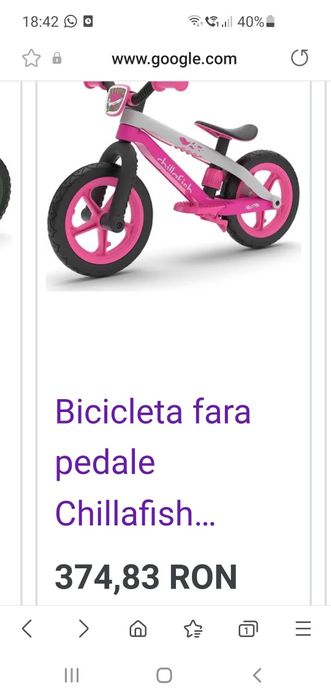 Bicicleta copii childfish