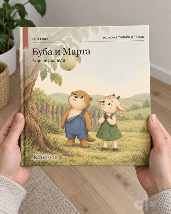 Детская книга «Ещё не поспела», 1,5–3 года, про ожидание, Ташкент
