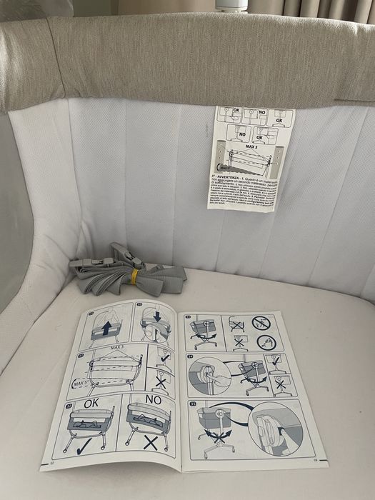 Patut, Cullami, co-sleeper 2 in 1, Cu laterala culisanta, Cu setare unghiulara, Cu roti, Reglabil in 8 pozitii pe inaltime,