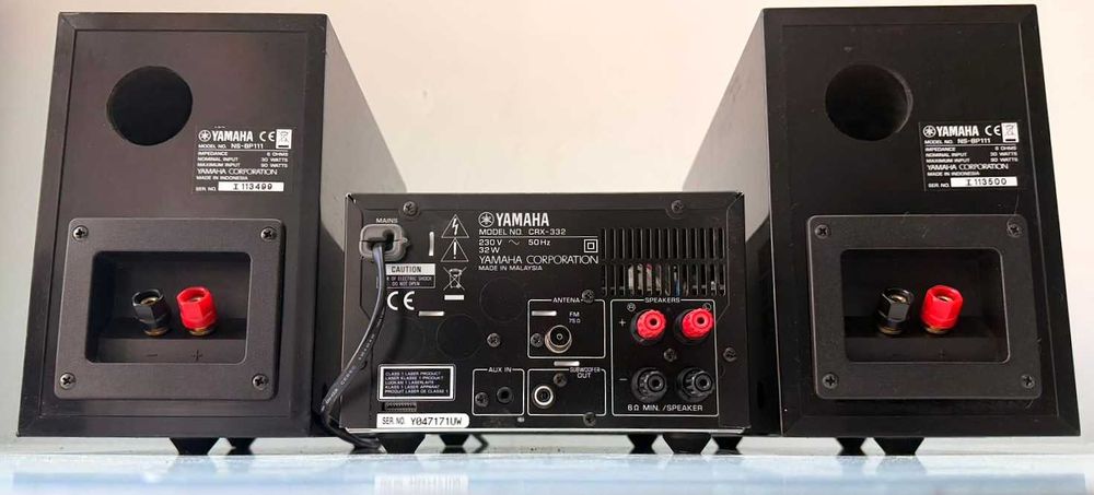Amplificator Yamaha MCR-332 - PianoCraft cu boxe Black Premium