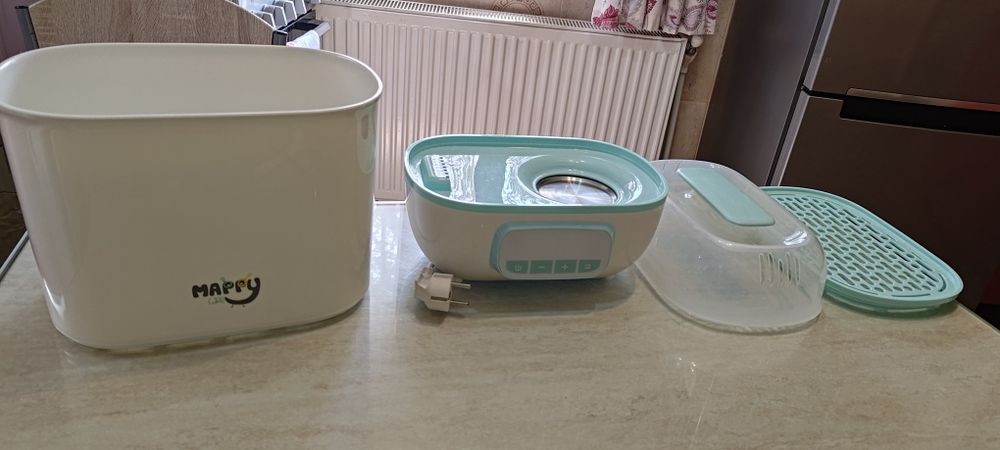 Sterilizator biberoane  Mappy bonus cutie lapte praf Topfer