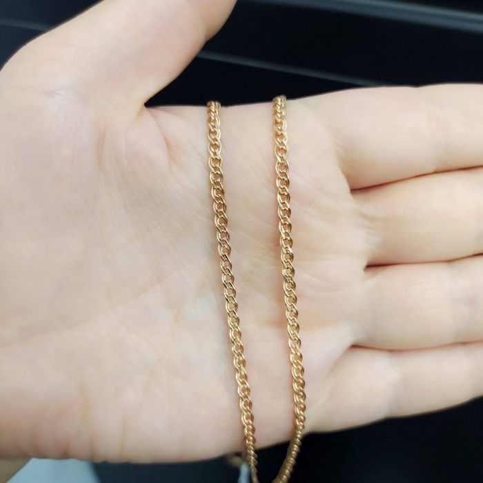 Золотая нежная цепочка. Золото 585. Есть Доставка.