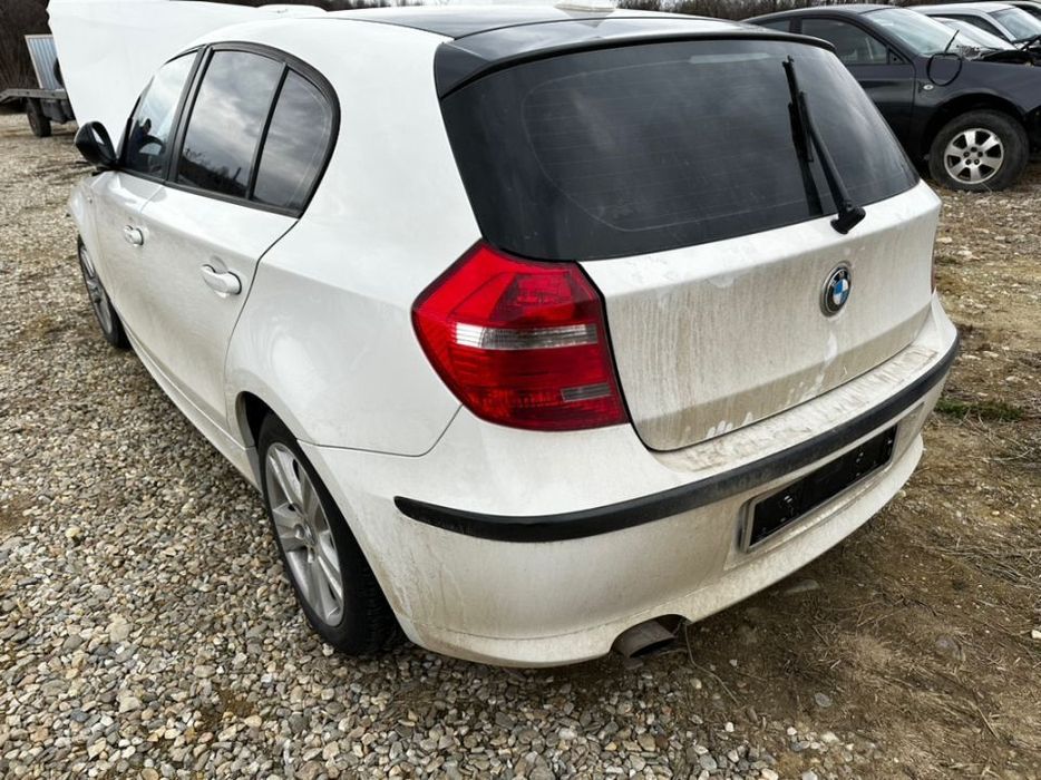 bmw seria 116d e87 LCI  2010 culoare 300 alpinweiss 3 motor n47 cutie manuala caseta directie volan pe stânga usa haion bara spate Cardan grup alpinw
