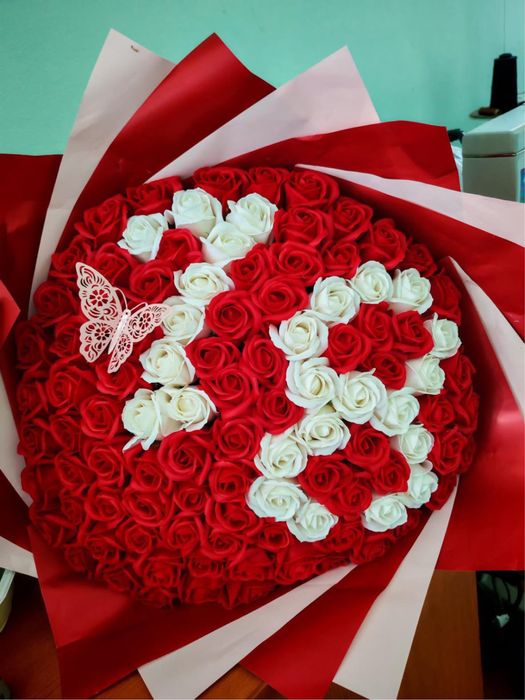 Super Ofertă! Buchet 101 Trandafiri Săpun 200 Lei / Livrare Toată Țara