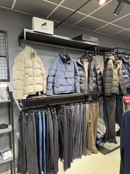 Торговое оборудование рейлы для одежды