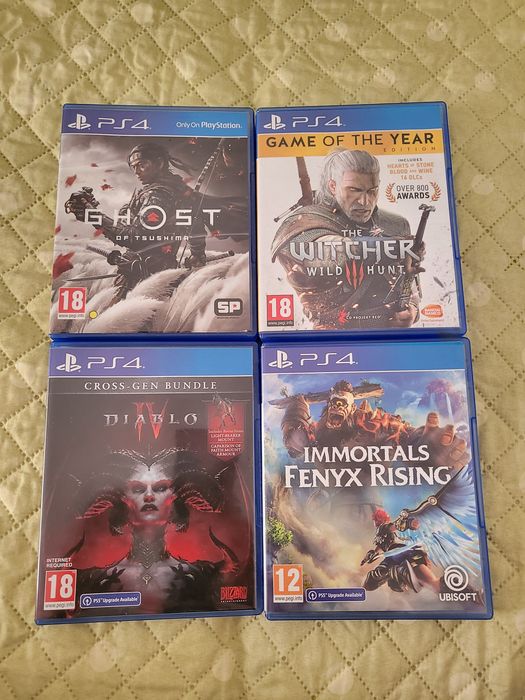 Diablo Ghost of Tsushima Witcher ps 4 5