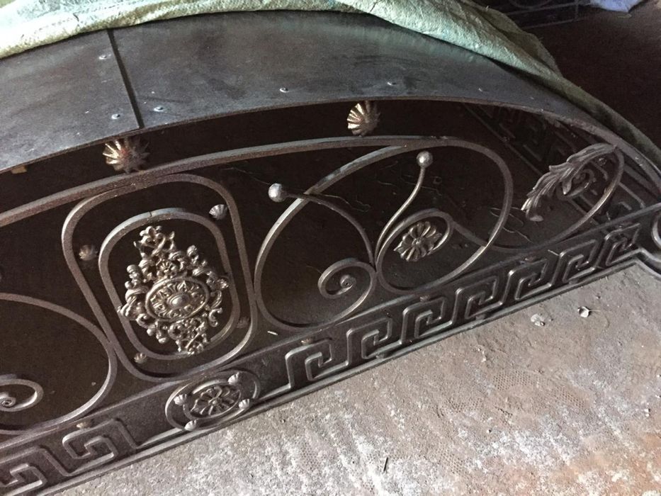 Козырек кованный